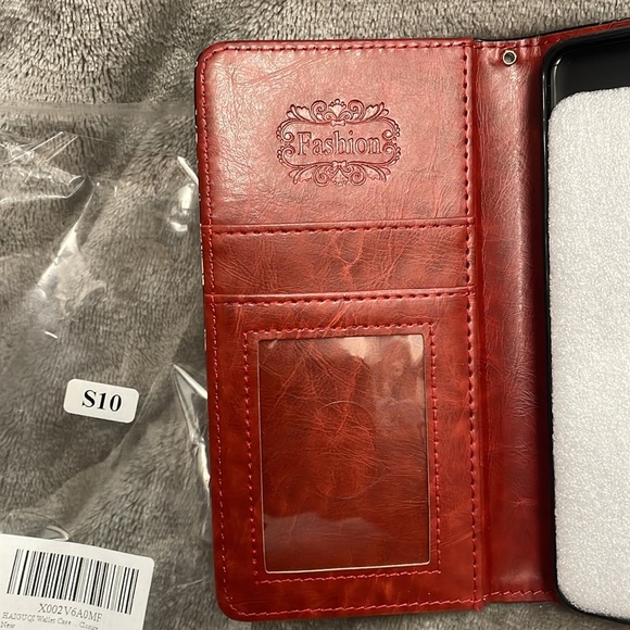 Case For Samsung Galaxy S10 S9 S8 Plus S7 Magnetic Leather Wallet Phone Cover - Picture 5 of 5